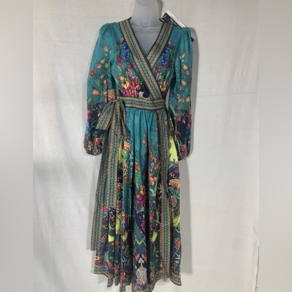 Dalia Mc Phee Women’s Floral Wrap Size M - Picture 7 of 8
